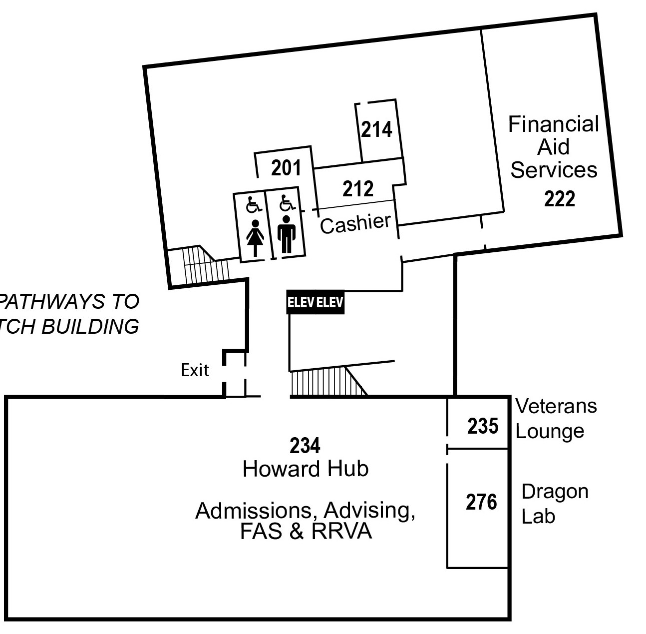 Rouse Company Foundation Student Services Building Second Floor