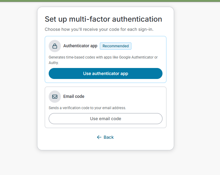 Set Up Multi-Factor Authentication