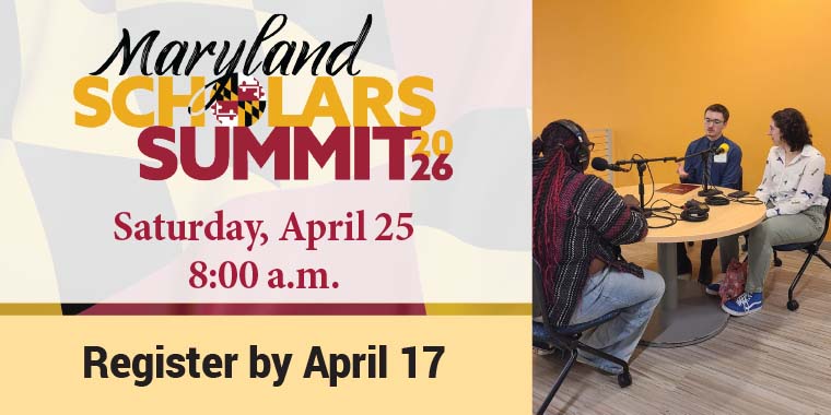MD scholars summit, register by April 17