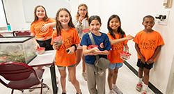 Kids on Campus students in e-coology class