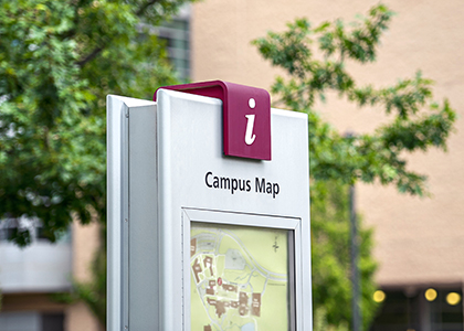 A photo of HCC's main campus